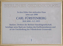 Carl Fürstenberg Zitate