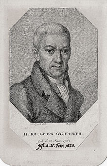Johann Georg August Hacker Zitate