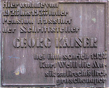 Georg Kaiser Zitate